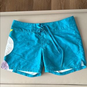 Oakley Turquoise Women's Athletic Shorts